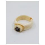 Bone ring with scrimmed platchet 6.5"