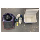 Lot of 2: Cooler and a sports medicine ice machine