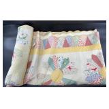 Beautiful antique hand made patchwork quilt