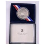 1992 D White House silver dollar, in Mint Case and