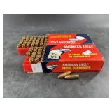 Two 50 round boxes of 9mm