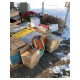 Large lot of Christmas items including Christmas t