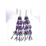 Hand beaded earrings