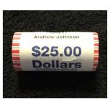 Roll of Presidential dollarsï¿½Johnson