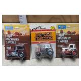 3 Ertl tractors 1/64