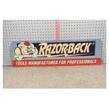 Razor Back Tools Sign.Plastic36 x 10ï¿½