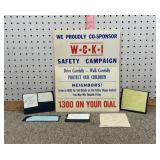 WCKI 1300 AM Greer, South Carolina cardboard