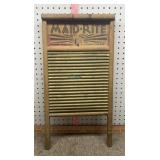 Maid-Rite Columbus washboard co. Washboard