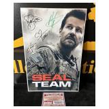 Seal Team Cast Signed 13x19 Poster COA