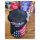 (13) Trump 2020 Hats- Black