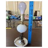 Vintage Milk Glass Lamp