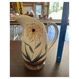 Porcelain Sunflower Pitcher