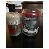 Candleberry Christmas Eve Candle & Body Lotion