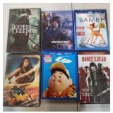 DVDs - UP Wonder Woman Harry Potter Moana