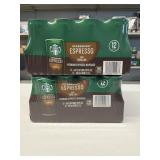 (2) 12 pack Starbucks Espresso & Cream 6.5 oz cans