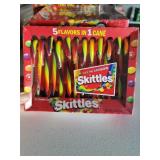 (4) Skittles Candy Canes