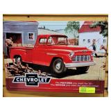 1955 Chevrolet Truck Metal Sign 12"x16"