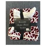 NEW Reversible Sherpa Throw 50"x60ï¿½