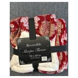 NEW Reversible Sherpa Throw 50"x60ï¿½