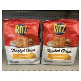 (2) Ritz Toasted Chips Cheddar