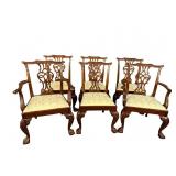 6 BAKER HISTORIC CHARLESTON CHIPPENDALE CHAIRS