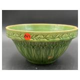 LARGE GREENWARE POTTERY BOWL