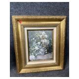 FLORAL GOLD PAINTED FRAME PRINT