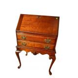 SOLID CHERRY QUEEN ANNE LADIES WRITING DESK