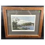 BASS FISHING PRINT CURRIER & IVES