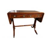 GRAND RAPIDS MAHOGANY DROP LEAF CONSOLE TABLE