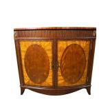 ETHAN ALLEN BANDED INLAID 2 DOOR SERVER