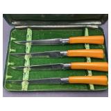 SHEFFIELD CUTLERY BAKELITE HANDLE 4 PC KNIFE SET