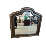 STANHOPE COLORED STAINED BEVELLED MIRROR