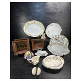 LARGE MISC LOT OF PORCELAIN AND CERAMICS