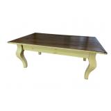 DISTRESSED PAINTED PINE COFFEE TABLE