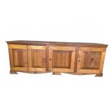 ANTIQUE PEGGED PINE COUNTRY STORE COUNTER