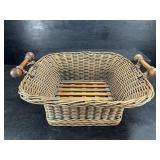 LARGE WOVEN LAUNDRY BASKET