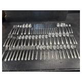 70 PIECES OF CLAIRHILL ROYAL STAINLESS FLATWARE