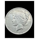 1922 P PEACE SILVER DOLLAR