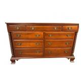 WILLET CHERRY 9 DRAWER DRESSER