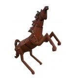 EXTRA LARGE 8 FT HORSE METAL FIGURE YARD ART