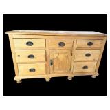 WASH PINE ANTIQUE BUFFET