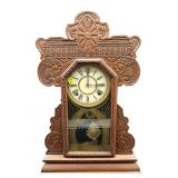 ANTIQUE OAK KITCHEN CLOCK