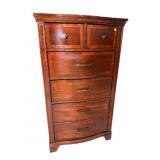 UNIVERSAL FURNITURE SOLID MAHOGANY BANDED CHEST