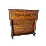 MAHOGANY 19TH CENT. EMPIRE CHEST