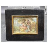 ANTIQUE MINIATURE PAINTING ON BOARD