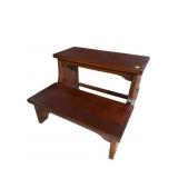 SOLID MAHOGANY BED STEP