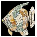 MEYDA TIFFANY JADESTONE ANGEL FISH WALL SCONCE