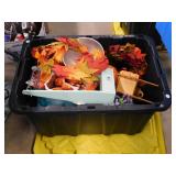 TUB LOT - FALL DECORATIONS, COOKIE CUTTERS,