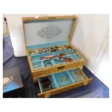 JEWELLERY BOX WITH CONTENTS